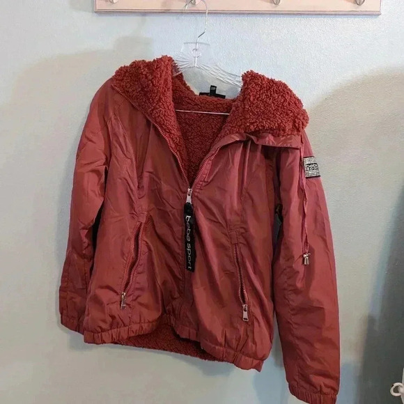 bebe Jackets & Blazers - Cozy bebe sport jacket with teddy lining size S
